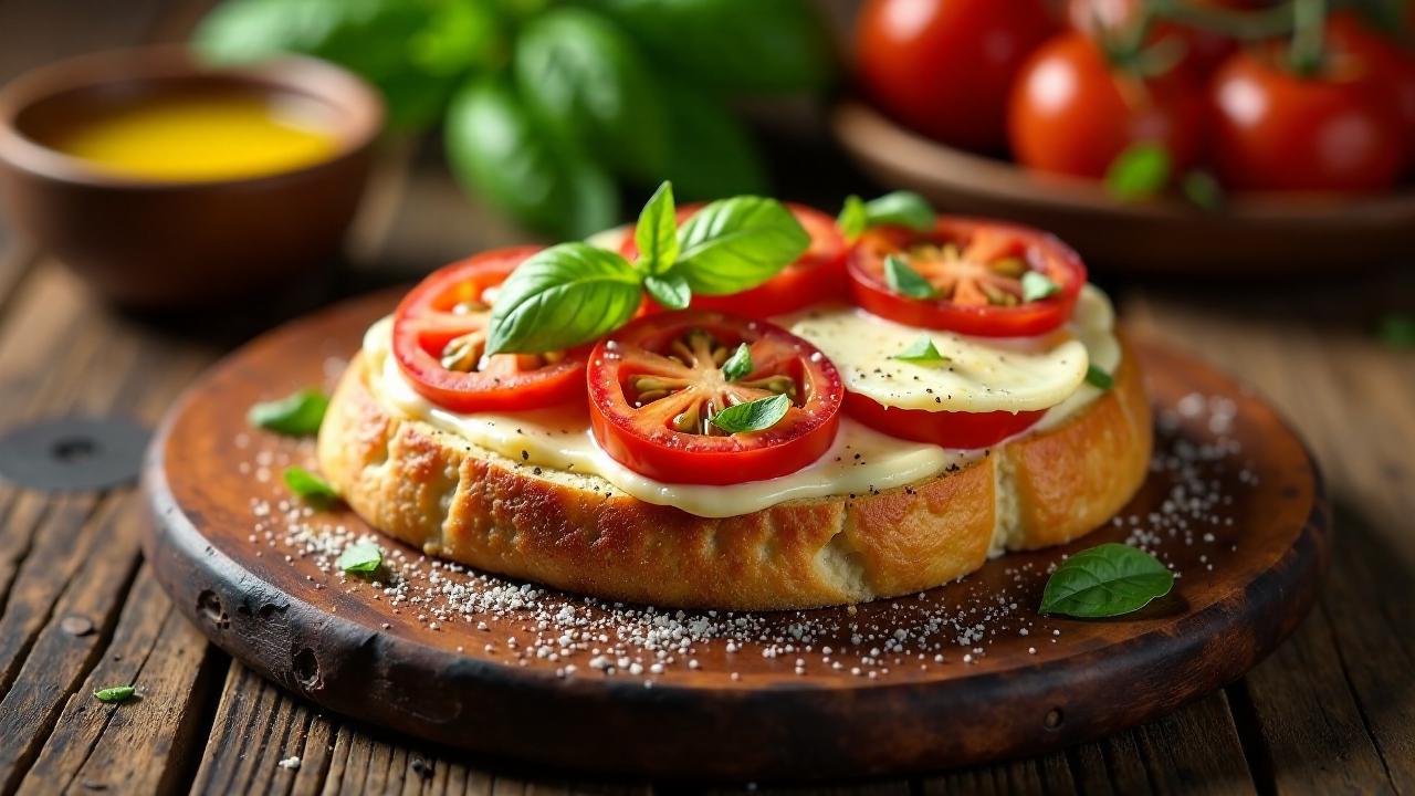 Tomaten-Käse-Brot