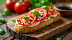 Tomaten-Mozzarella-Brot