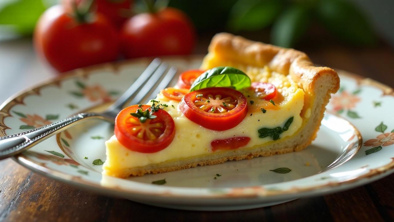 Tomaten-Mozzarella-Quiche