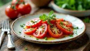 Tomatensalat mit Dill