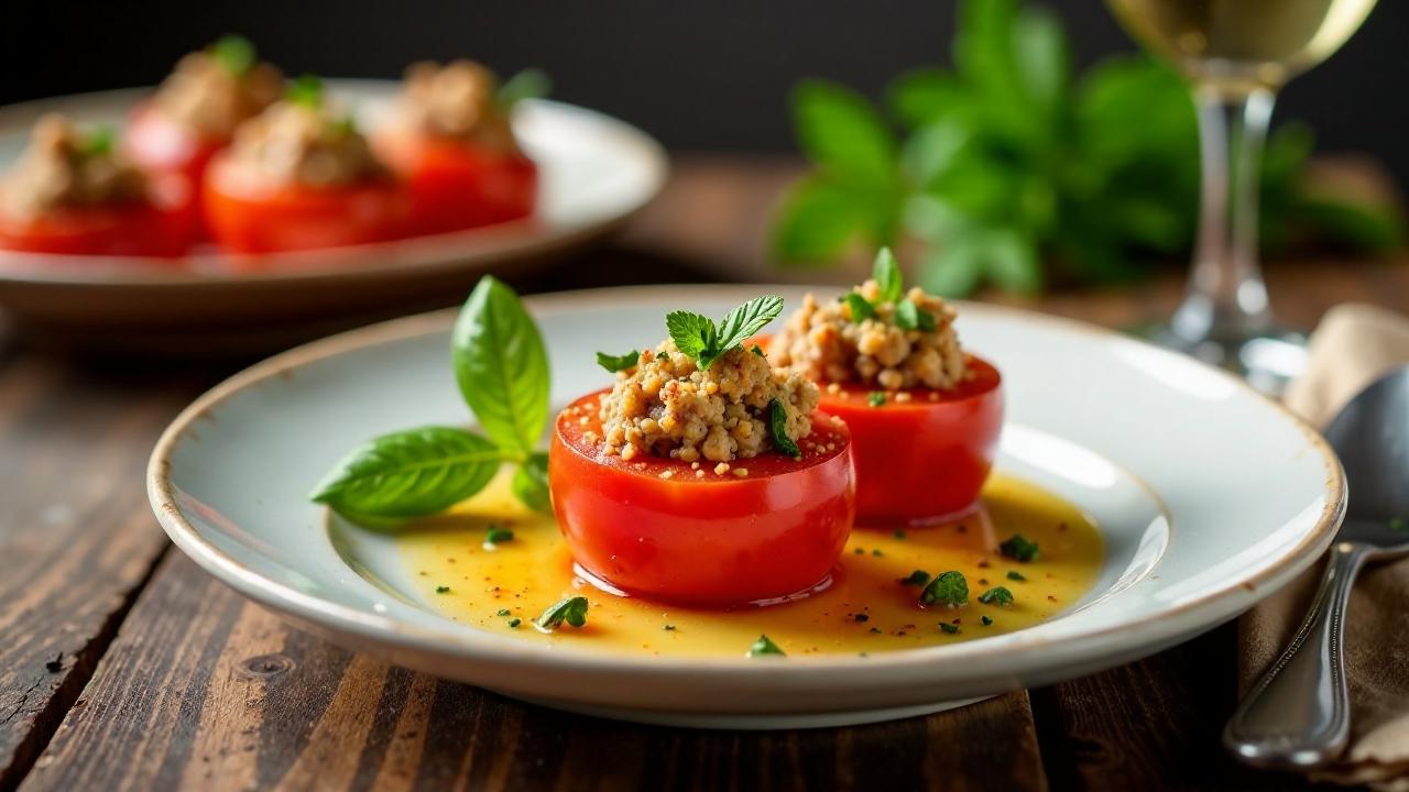 Tomates Farcies Polynésiennes (Gefüllte Polynesische Tomaten)