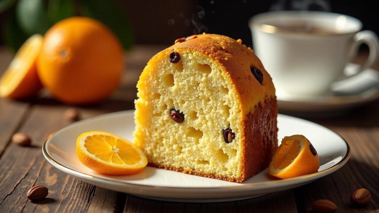 Tonkabohne-Orange Panettone