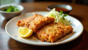 Tonkatsu: Paniertes Schweineschnitzel