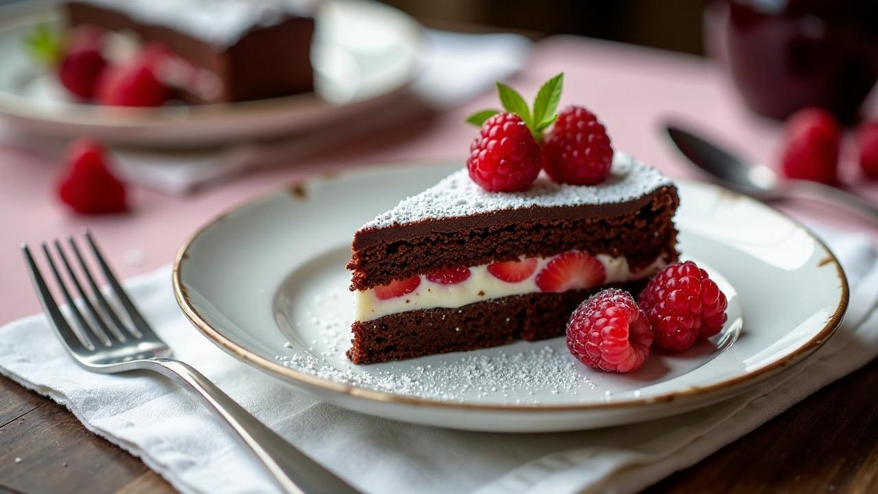 Torta Caprese (Schokoladen-Kuchen)