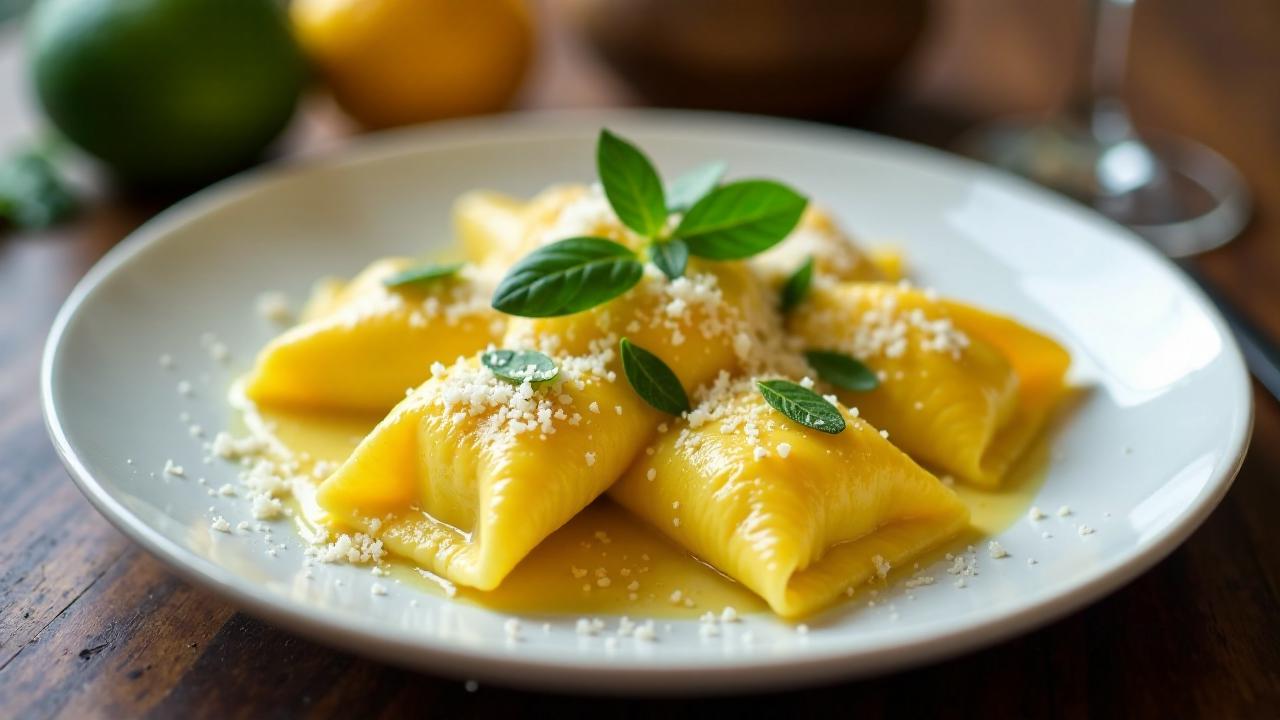 Tortelloni al Burro e Salvia (Butter-Salbei-Tortelloni)