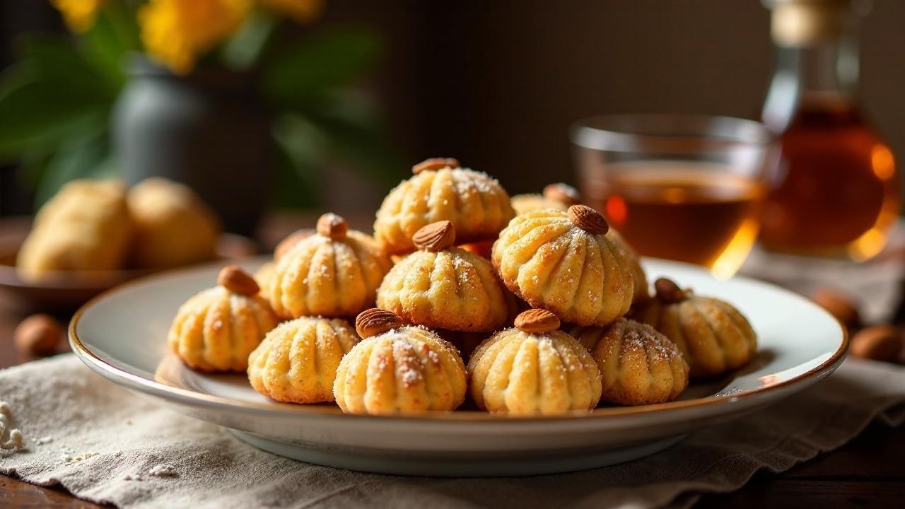 Toskanisch Cantuccini mit Vin Santo