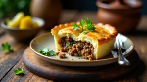 Tourtière (kanadische Fleischpastete)