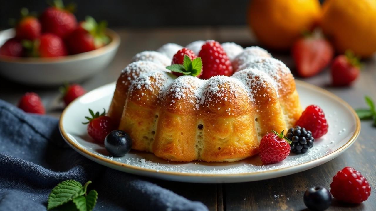 Traditioneller Eierlikörkuchen