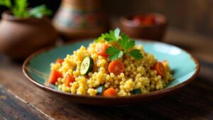 Traditioneller marokkanischer Couscous