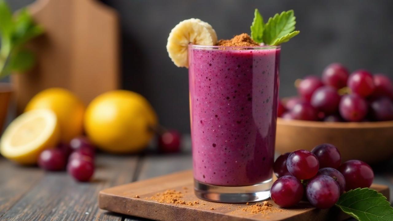 Traubenstiele-Smoothie