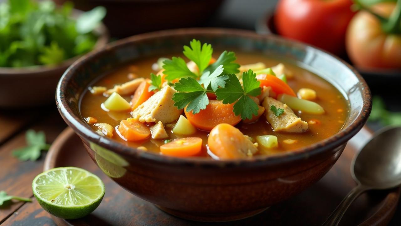 Trinbagonian Turkey Soup