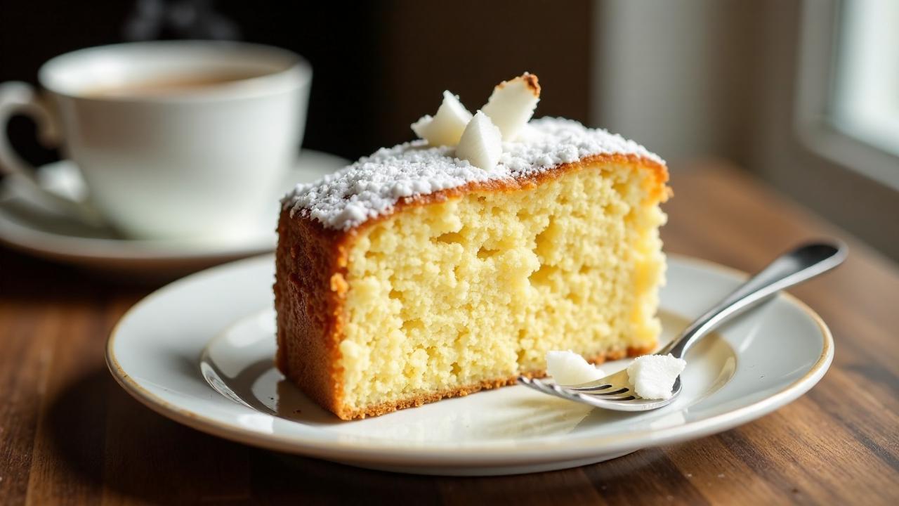 Trini Coconut Sugar Cake