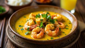 Trini Curried Shrimp