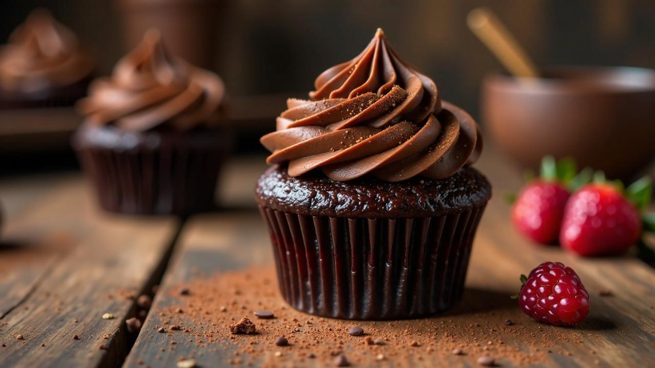 Triple Chocolate Decadence-Cupcakes