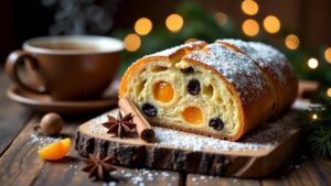 Trockenfrüchte-Nuss-Stollen