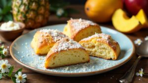 Tropical Coconut Scones