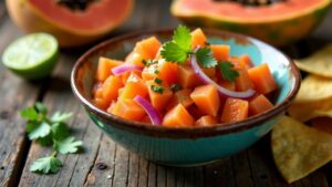 Tropische Papaya-Salsa