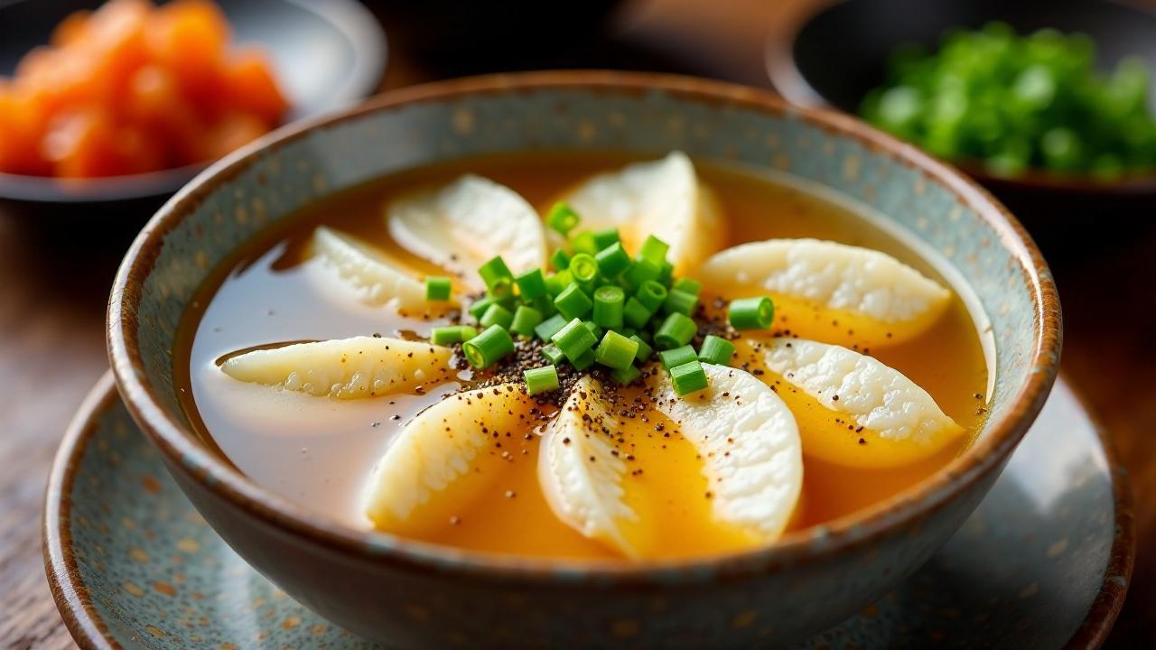 Tteokguk - Reiskuchensuppe