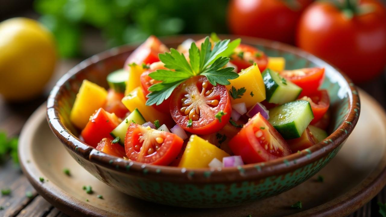 Tunesischer Tomatensalat