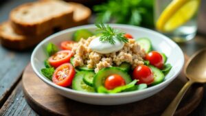 Tuno Salotos Su Krapais - Thunfischsalat mit Dill