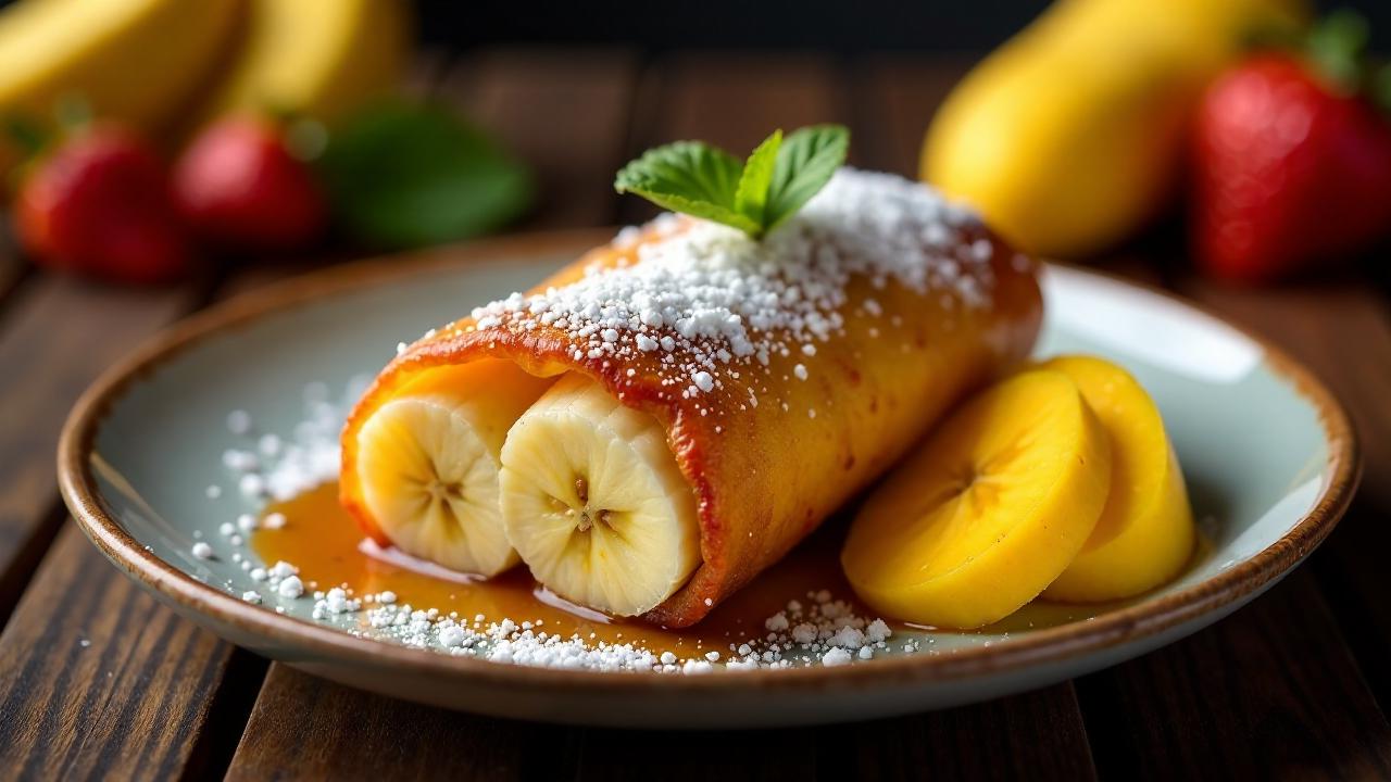 Turon (Karamellisierte Bananen-Frühlingsrollen)