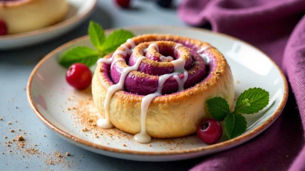 Ube Cinnamon Rolls