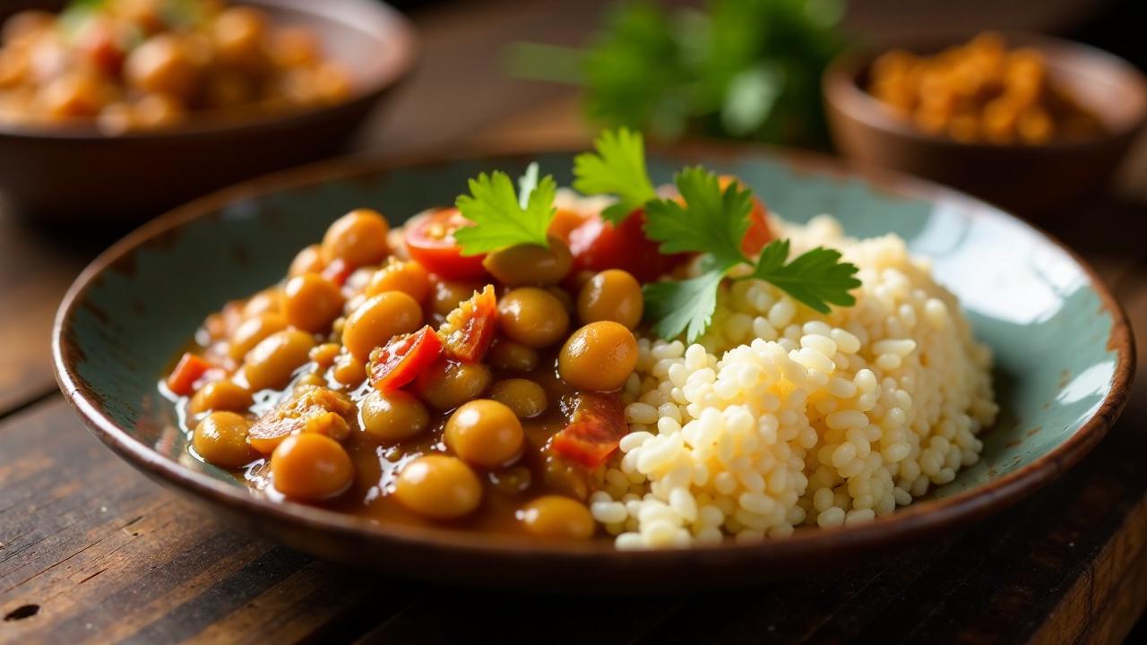 Ugali na Maharagwe – Maisbrei und Bohnen