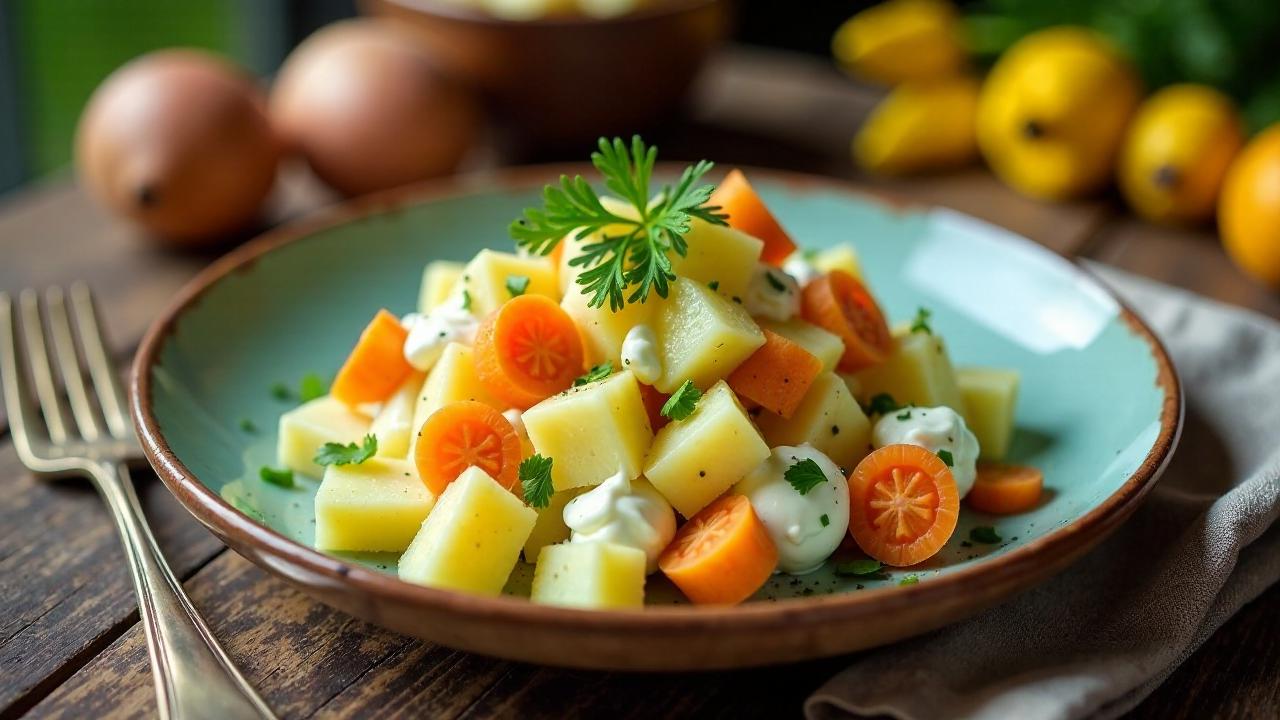 Vanaema’s Kartulisalat-Großmutters Kartoffelsalat