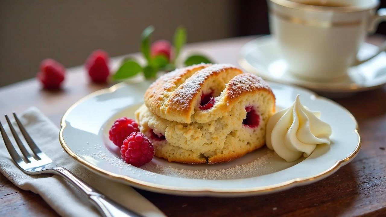 Vanille-Himbeer-Scones