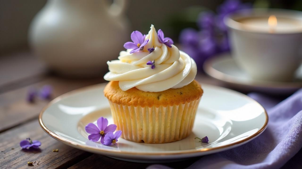 Vanille-Lavendel-Cupcakes