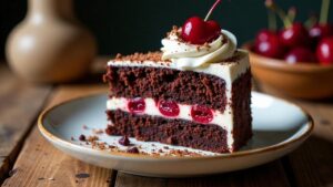 Vegane Schwarzwälder Kirschtorte