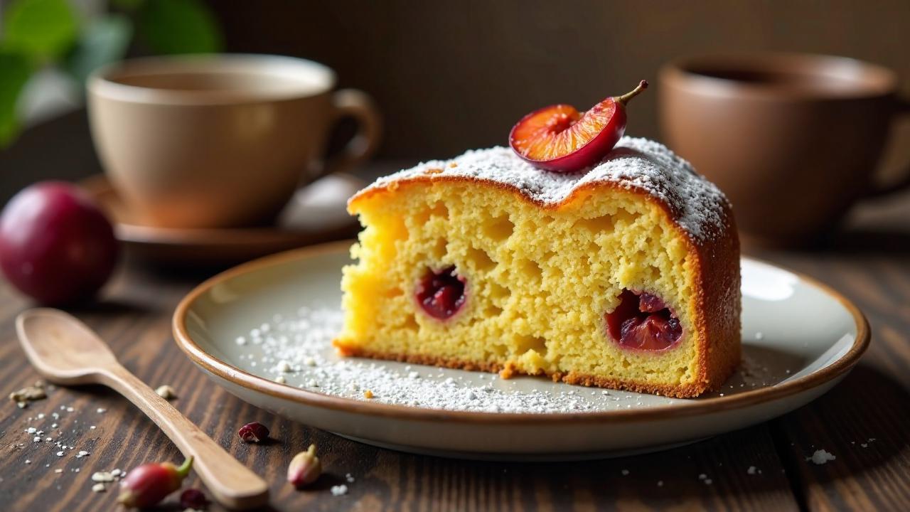 Veganer Pflaumenkuchen