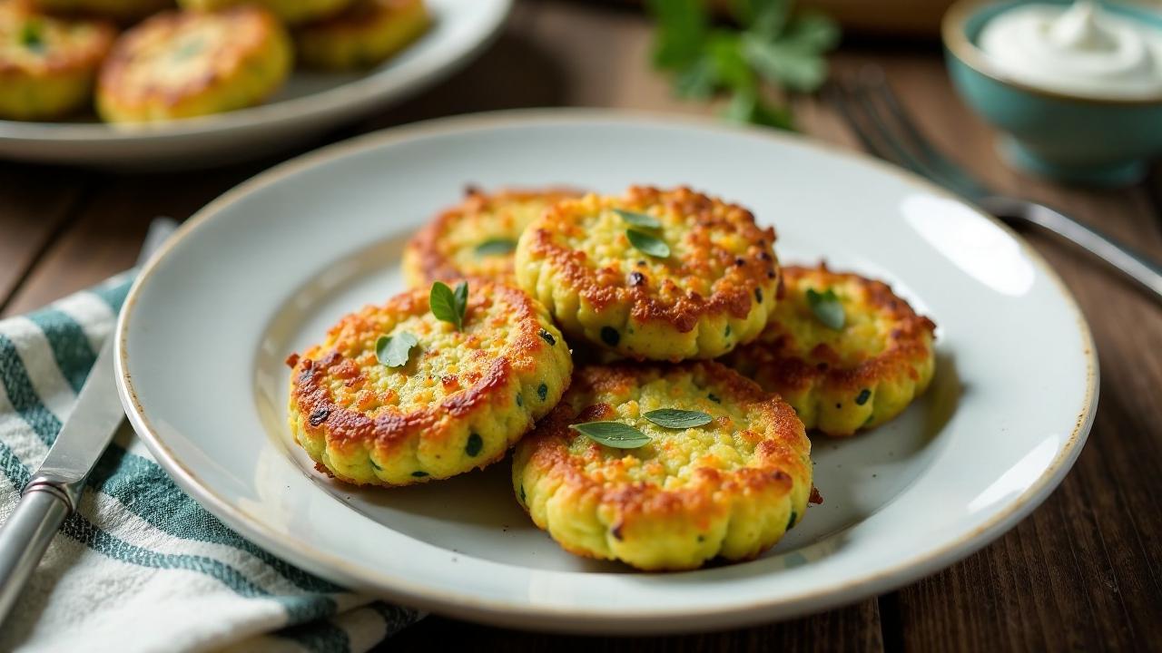 Vegetarische Priganice mit Zucchini