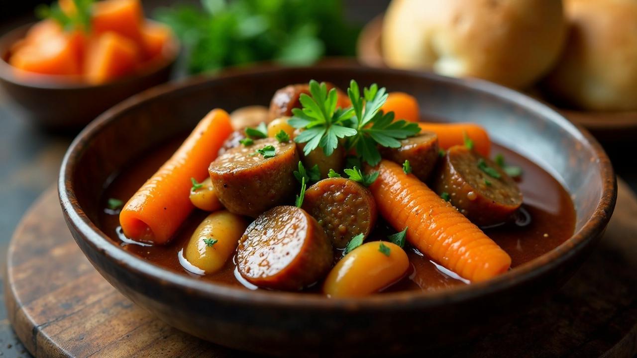 Vegetarischer Sauerbraten