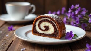 Veilchen-Schoko-Babka