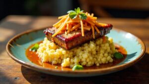 Vigorón (Yuca and Pork Salad)