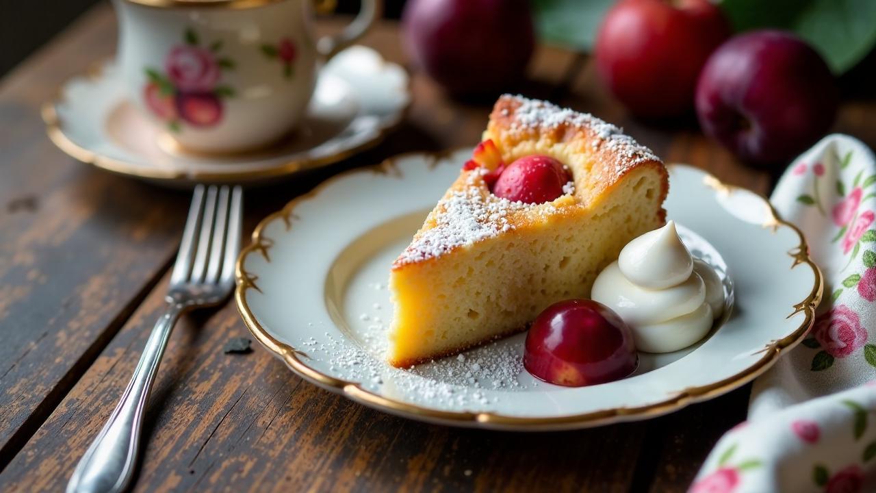 Viktorianischer Pflaumenkuchen