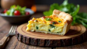 Västerbottensost Quiche (Västerbotten-Käsequiche)