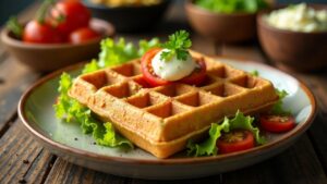 Waffelbrot für Sandwiches