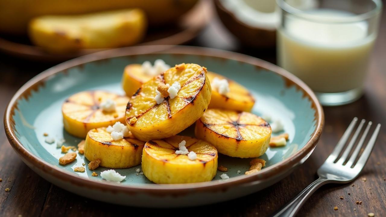 Wakab - Gegrillte Bananen mit Kokosmilch