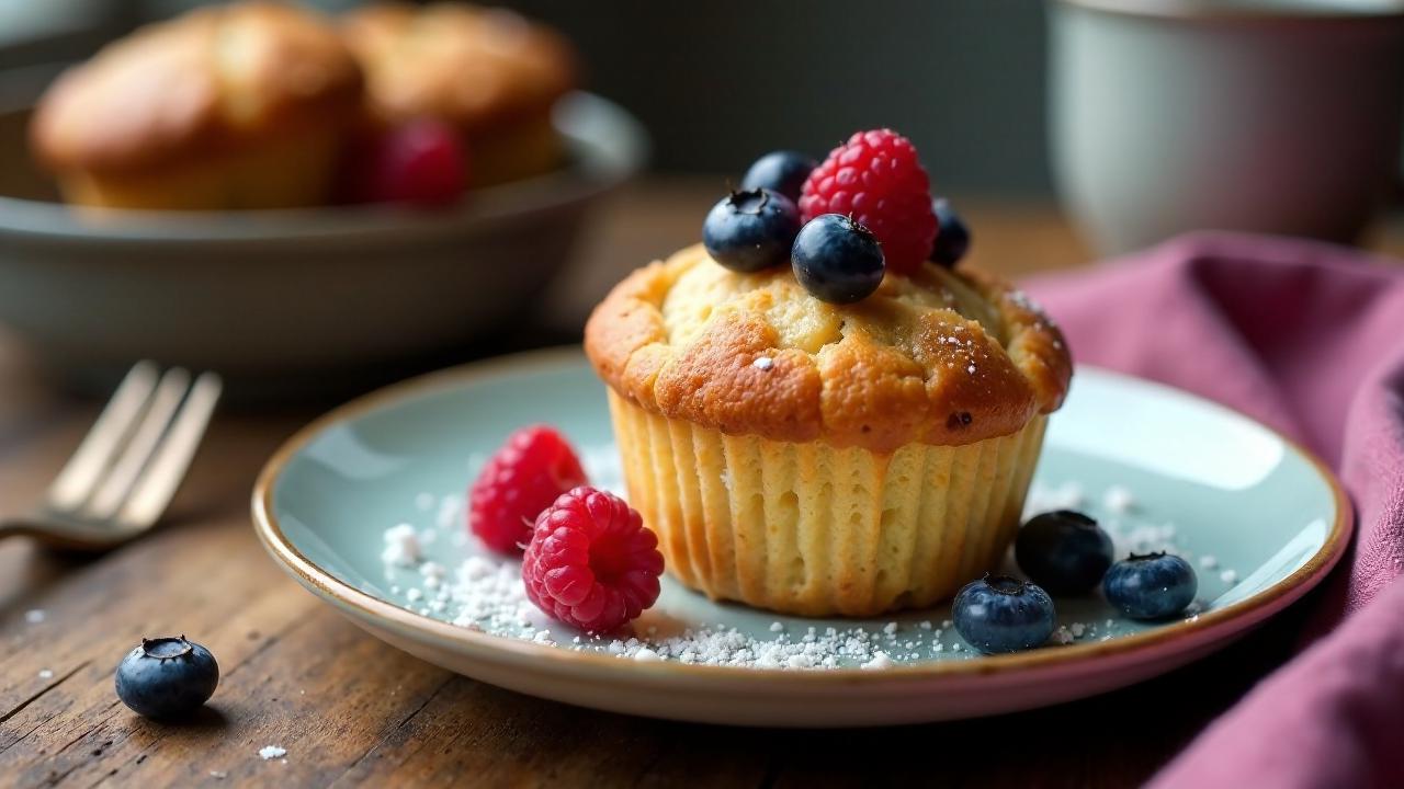 Waldbeeren-Muffin-Tops