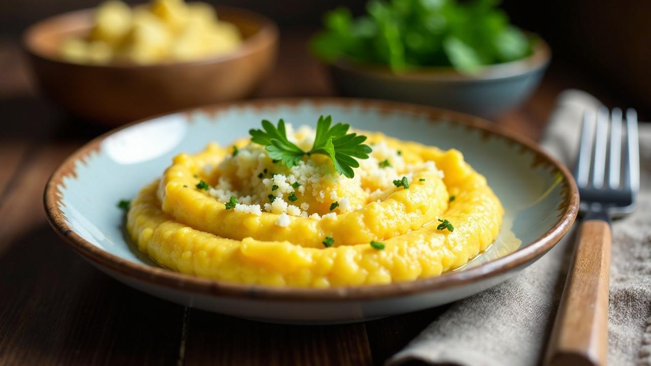 Walliser Polenta mit Bergkäse