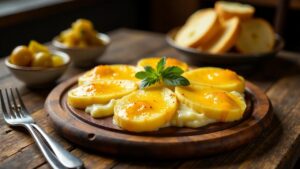 Walliser Raclette Käse-Schmelz