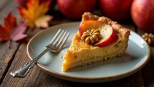 Walliser Wallnuss-Apfel-Tarte