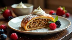 Walnuss-Mohnstrudel