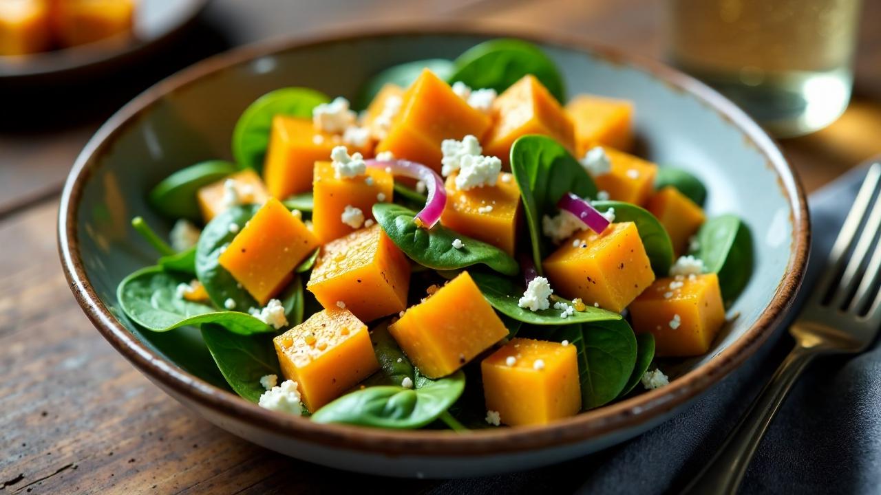 Warm Butternut Squash Salad