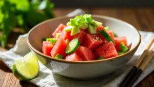 Wassermelone Poke