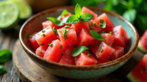 Wassermelonensalat aus dem Okavango Delta