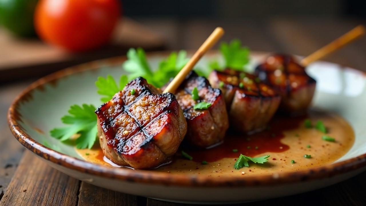 Waxar Nacharad: Gegrilltes Lammherz (traditionelles Straßenessen)