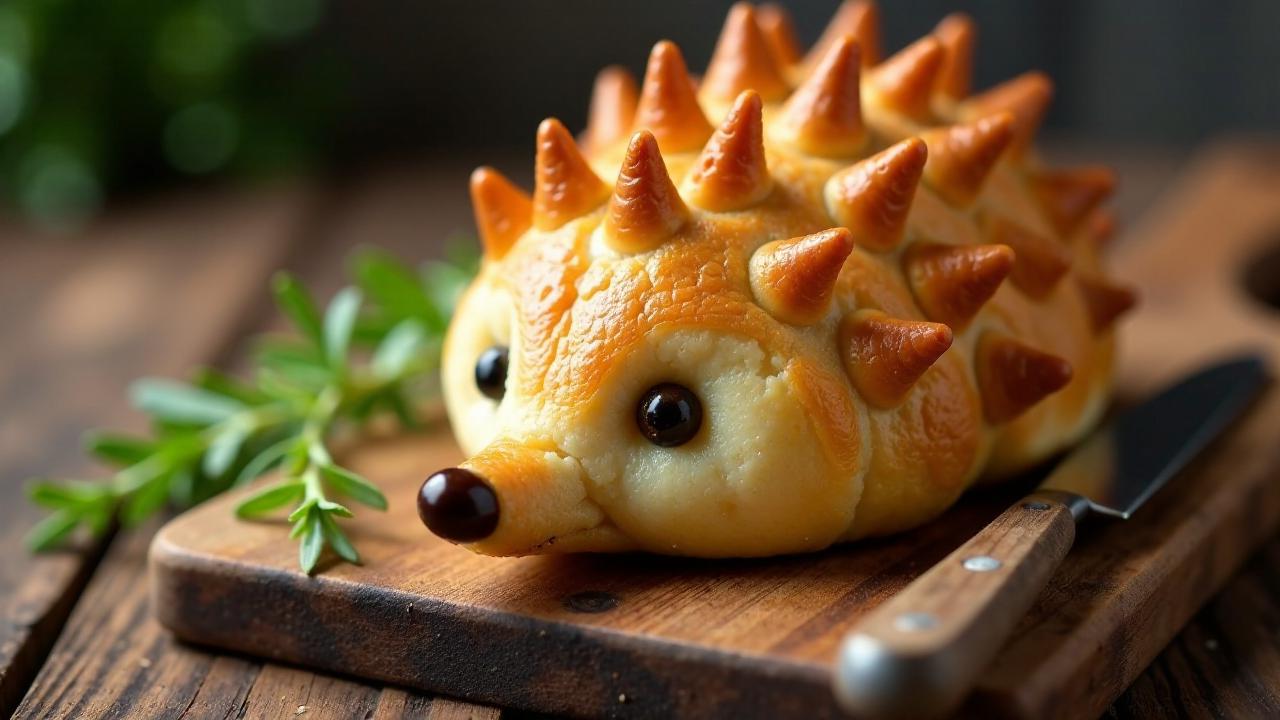 Weicher Hedgehog Bread